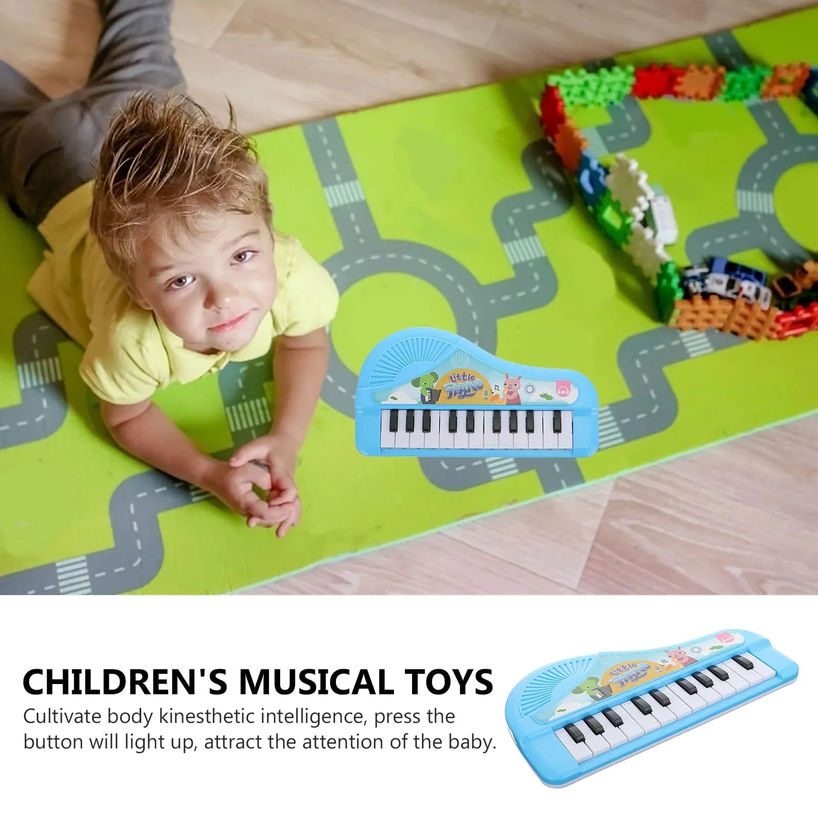 Colorful Electronic Keyboard Toy for Toddlers 1-3 - Musical Fun!