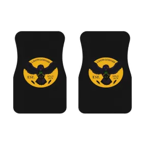 Crowgodshi Car Mats (2x Front), GOLD