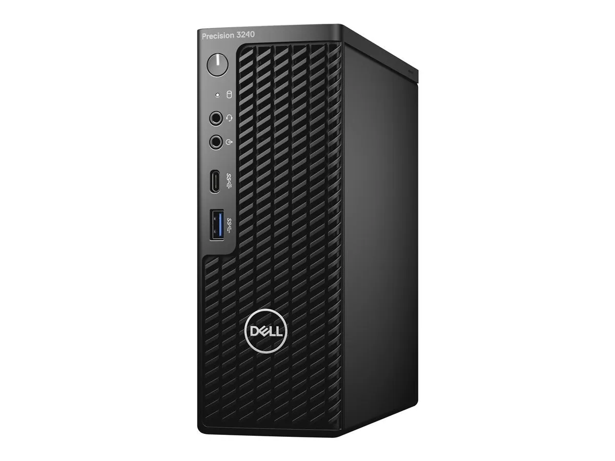 Dell Precision 3240 CFF Workstation, Intel i5-10500, 3.10GHz, 8GB RAM, 256GB SSD, Win10P- 5Y24H