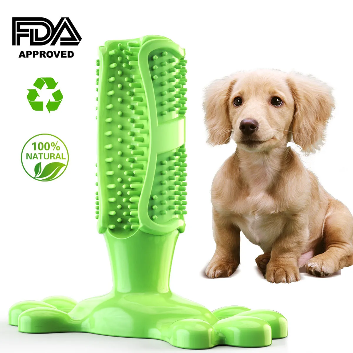 Dog Chew Toothbrush Stick, Massager, Size-M