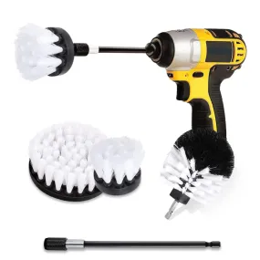 Drill Cleaning Brush Set - Soft Bristle (4-Piece)