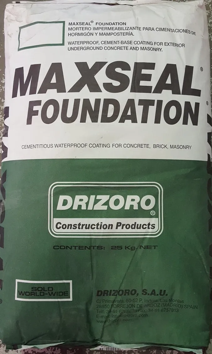 DRIZORO MAXSEAL FOUNDATION 14 KGS, AND 25 KGS