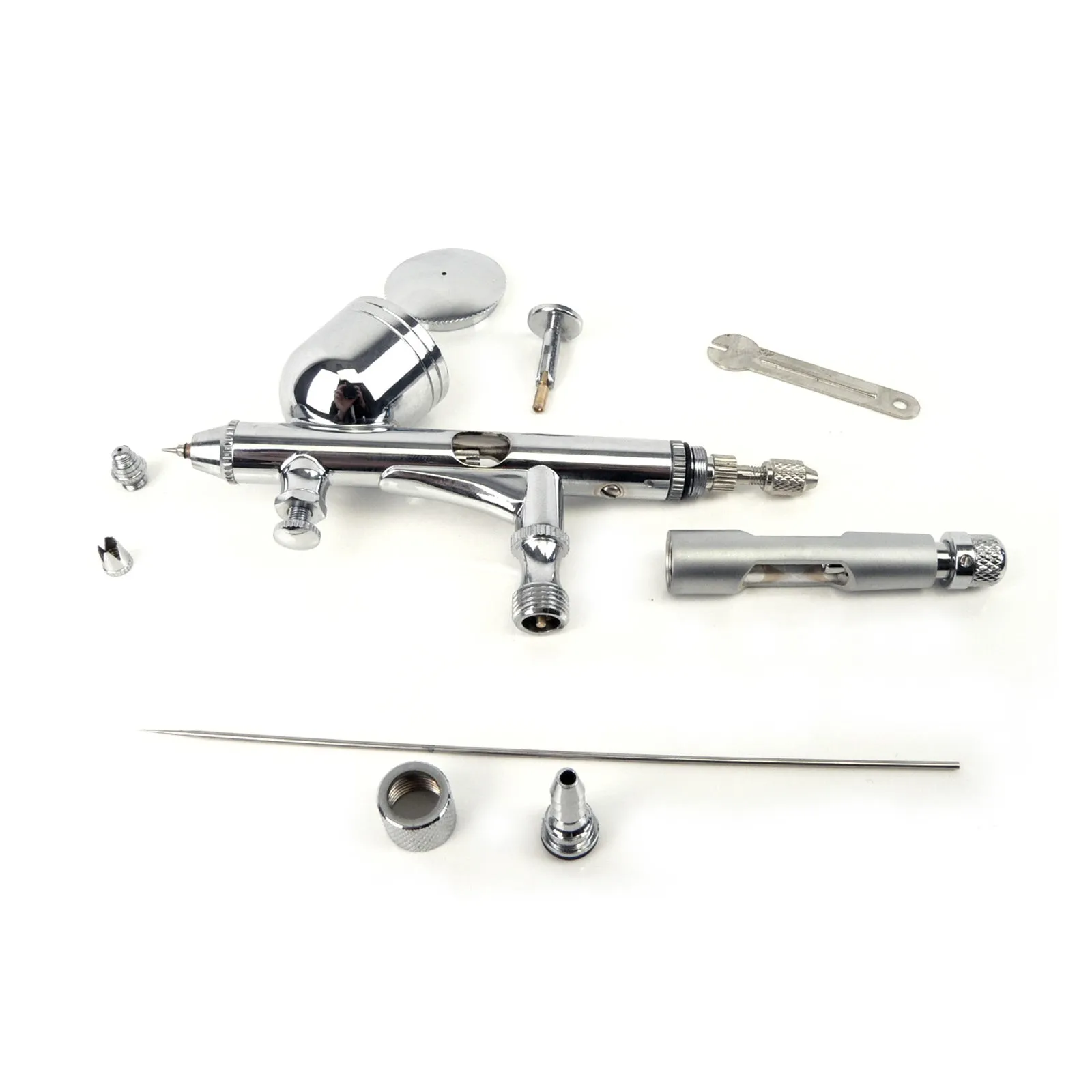 Dual Action Airbrush Kit 0.2mm, Gravity Feed, Micro Control