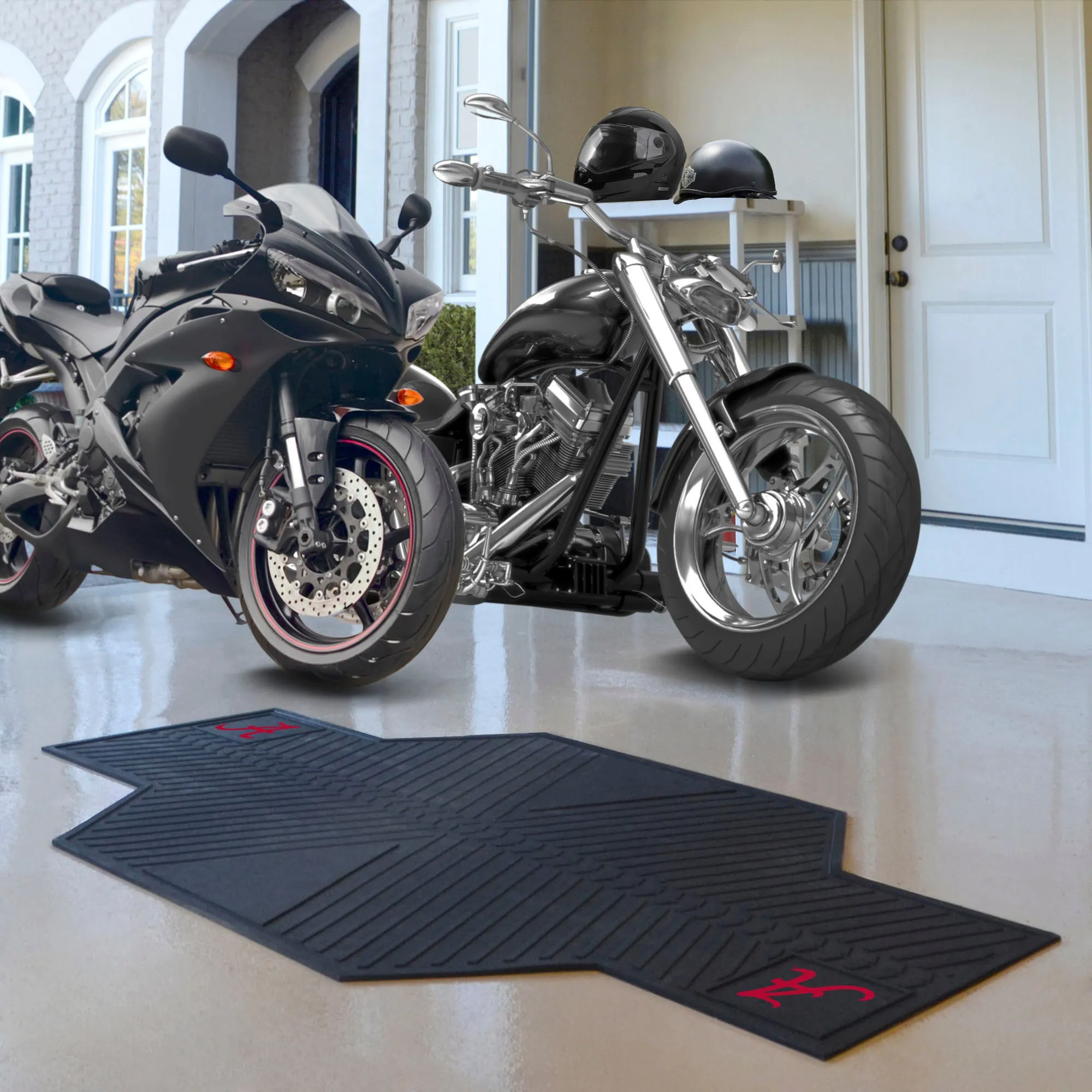 Fanmats Alabama Crimson Tide Motorcycle Mat