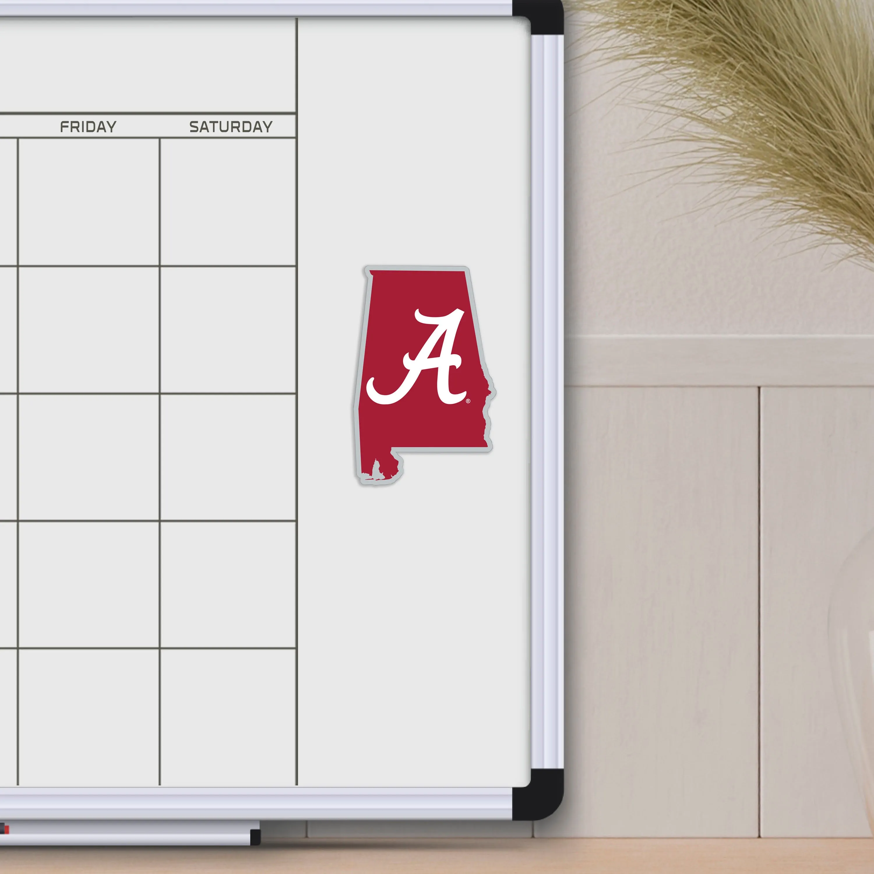 Fanmats Alabama Crimson Tide Team State Shape Decal Sticker