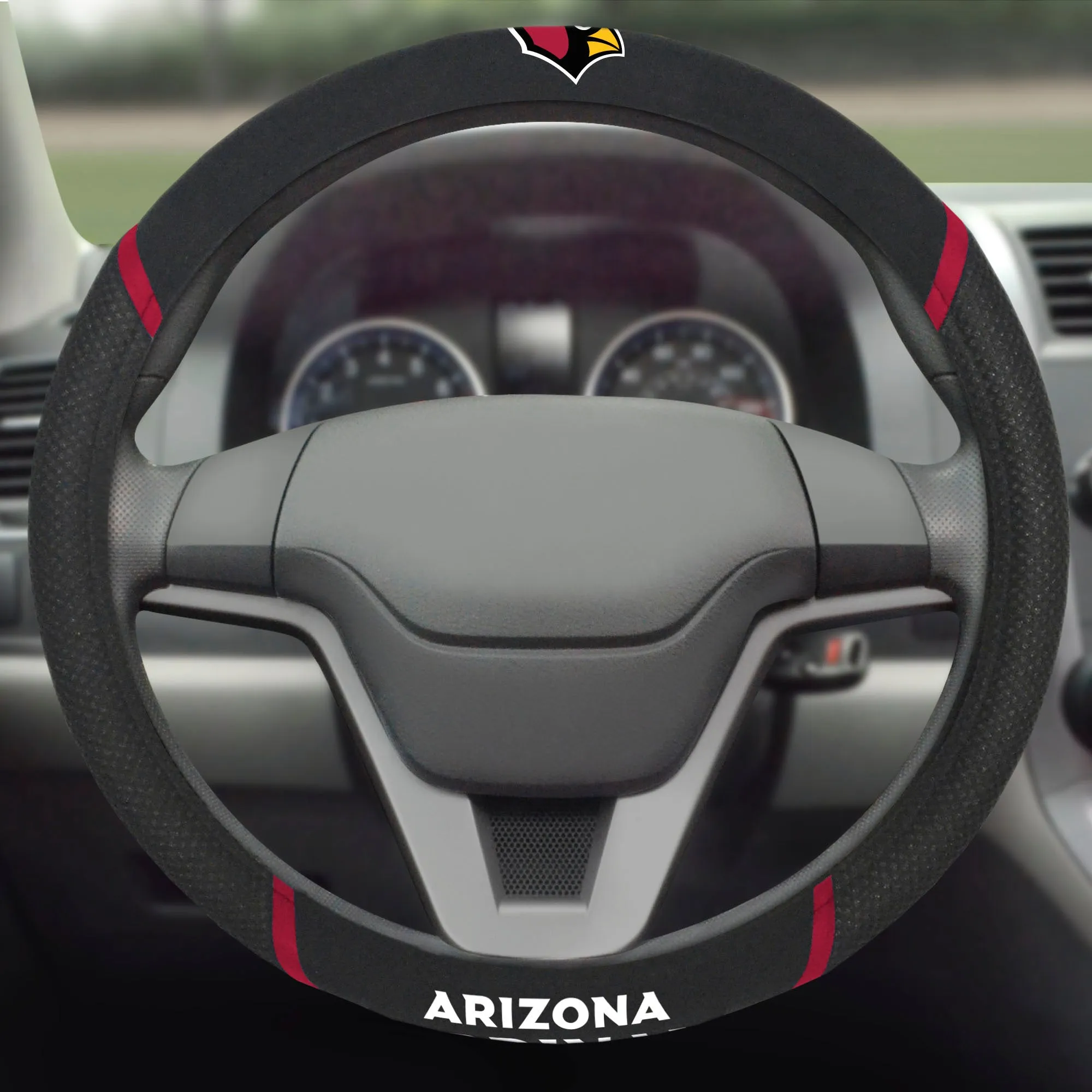 Fanmats Arizona Cardinals Embroidered Steering Wheel Cover