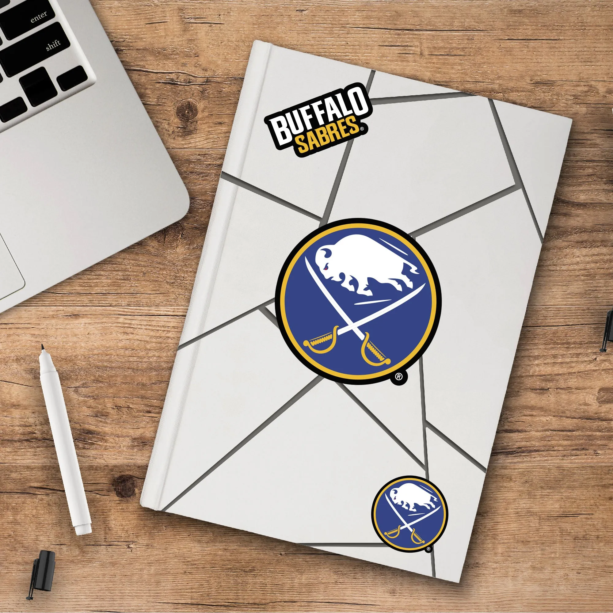 Fanmats Buffalo Sabres 3 Piece Decal Sticker Set