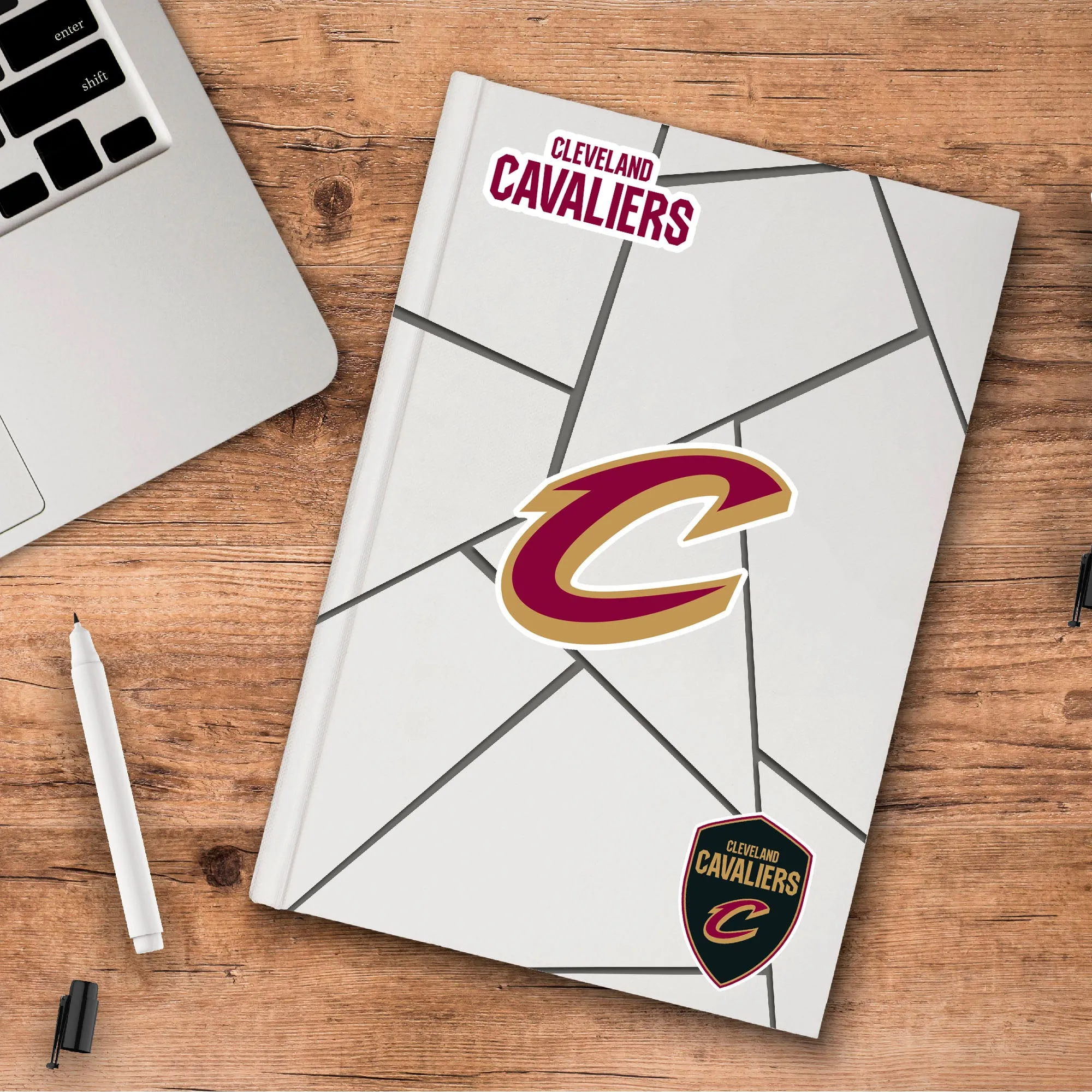 Fanmats Cleveland Cavaliers 3 Piece Decal Sticker Set