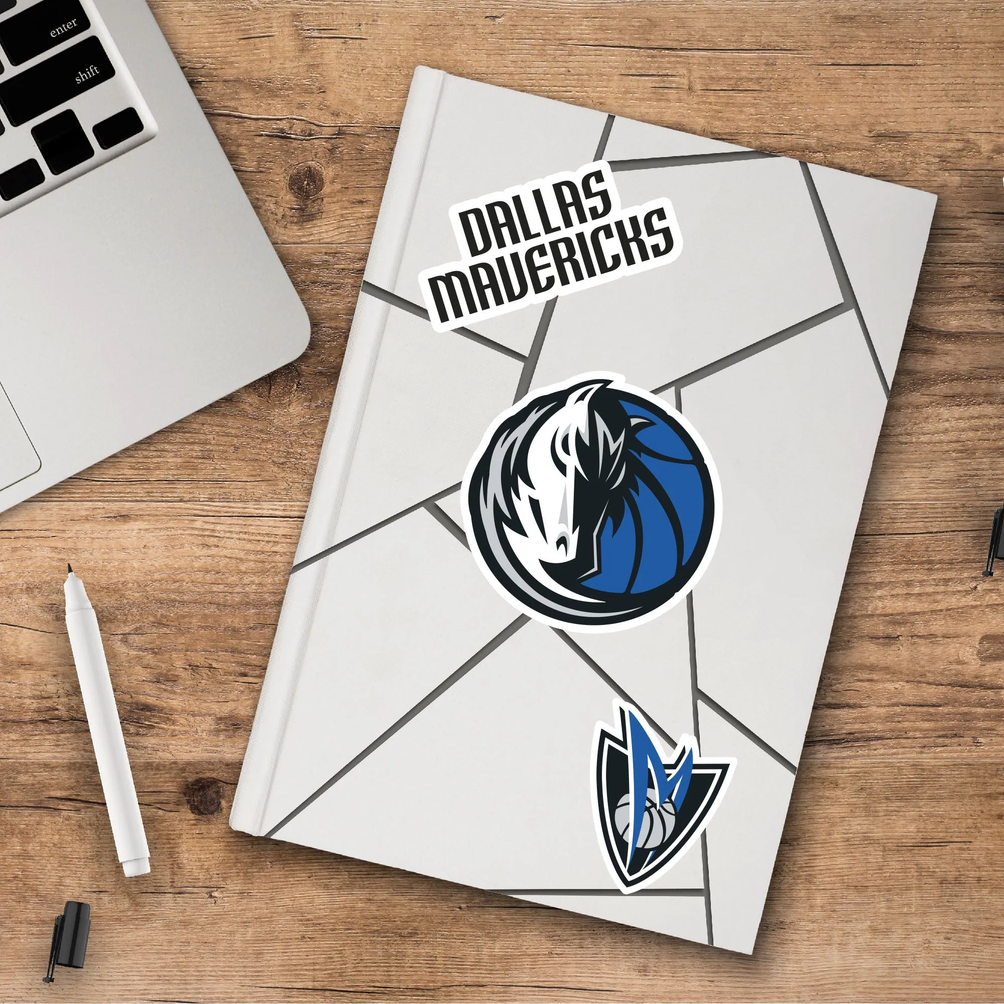 Fanmats Dallas Mavericks 3 Piece Decal Sticker Set