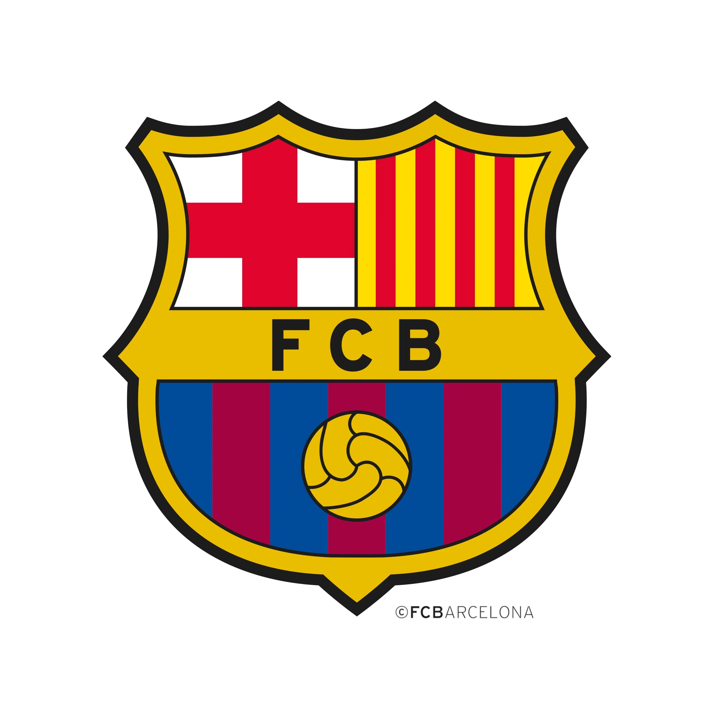 FC Barcelona Official Car Decals Maccabi Art