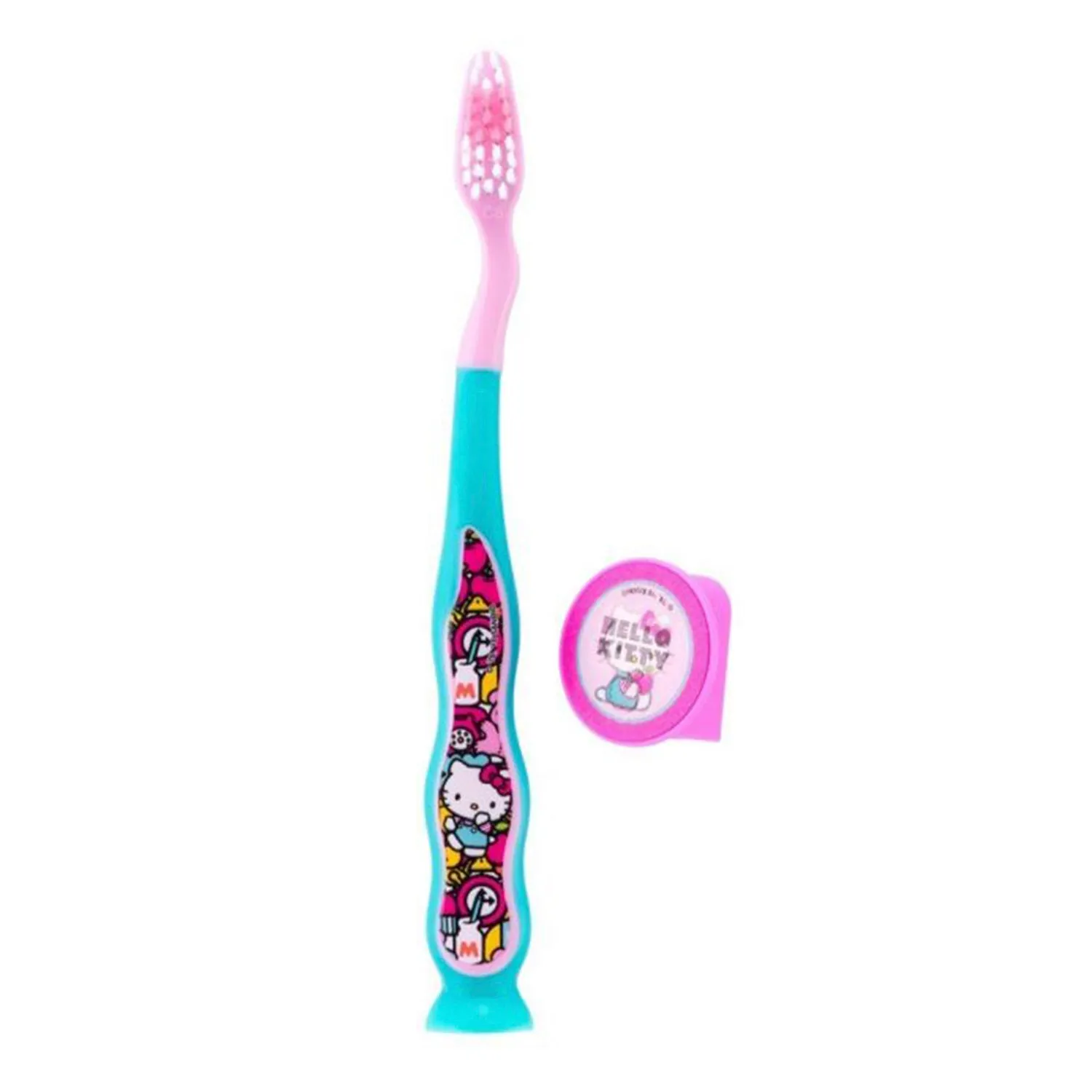 Firefly Hello Kitty Suction Toothbrush With Cap