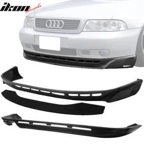 Fits 96-01 Audi A4 Type A Front   Rear Bumper Lip  PU