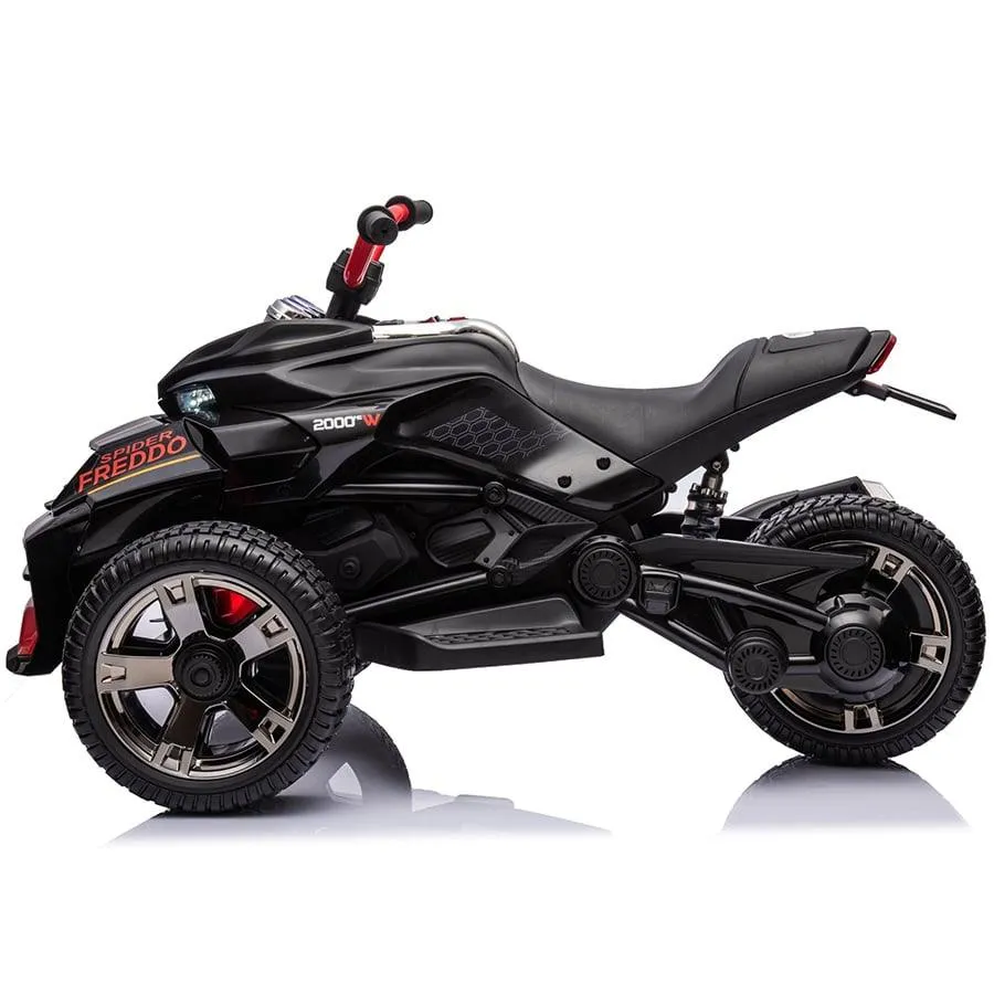 Freddo Toys 24V Freddo Spider 2 Seater Ride-On 3 Wheel Motorcycle