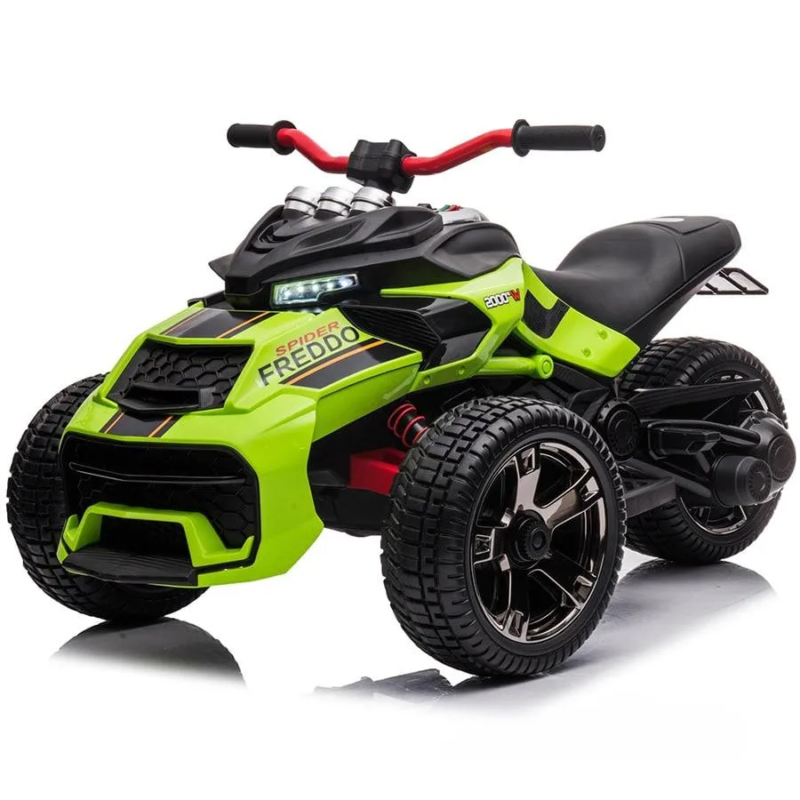 Freddo Toys 24V Freddo Spider 2 Seater Ride-On 3 Wheel Motorcycle