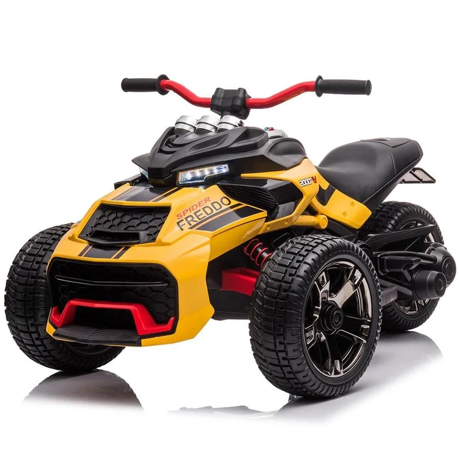 Freddo Toys 24V Freddo Spider 2 Seater Ride-On 3 Wheel Motorcycle