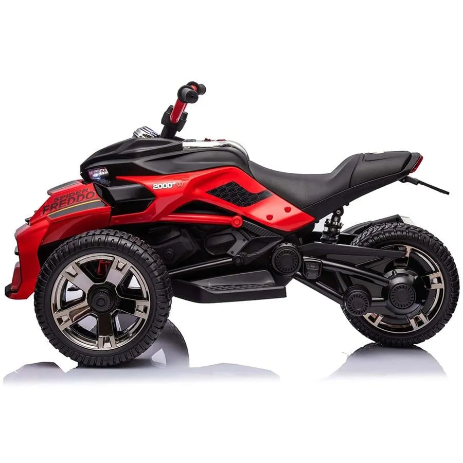 Freddo Toys 24V Freddo Spider 2 Seater Ride-On 3 Wheel Motorcycle