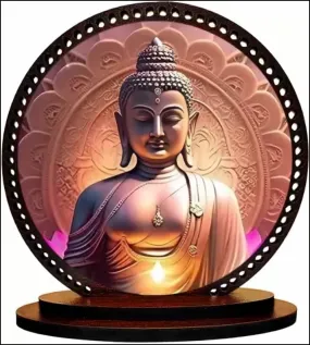 Giftlab Lord Buddha ji Idol for car Dashboard & Home Decorative Showpiece. (Lord Buddha #02)