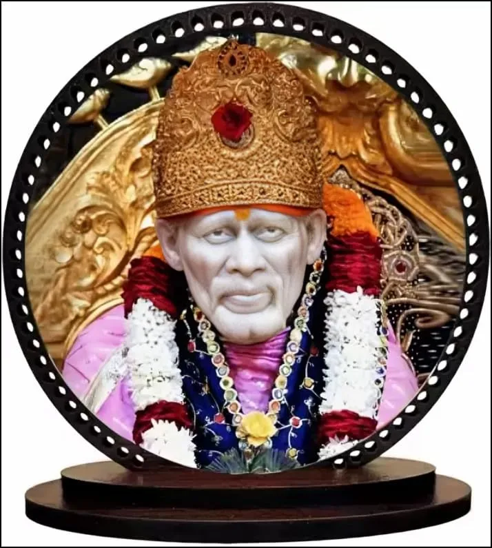 Giftlab Lord Sai Baba Idol for car Dashboard & Home Decorative Showpiece. (Lord Sai #10)