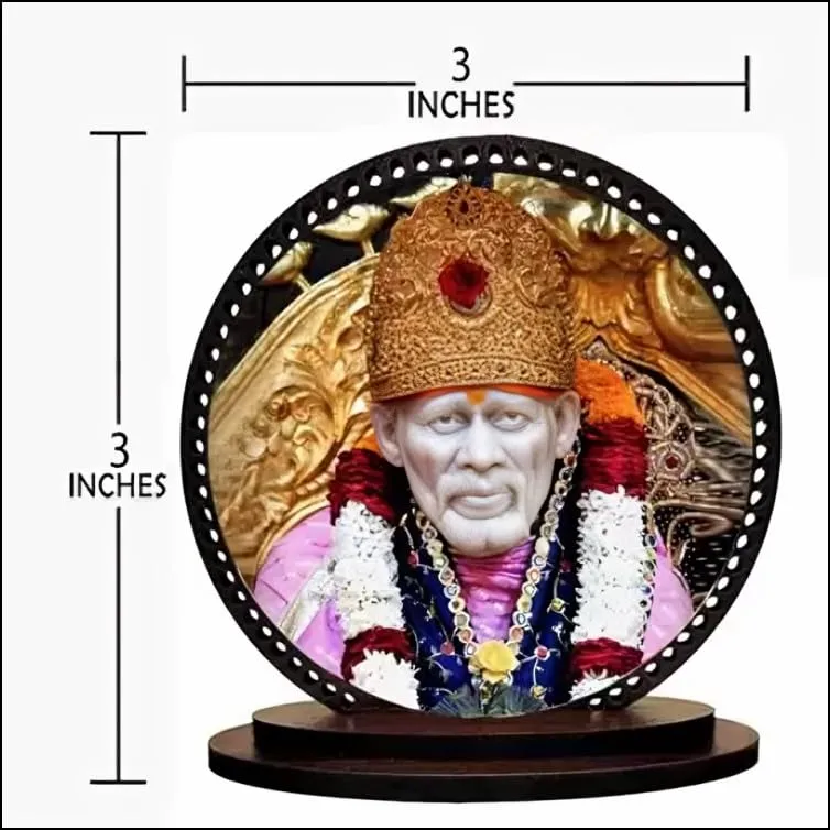 Giftlab Lord Sai Baba Idol for car Dashboard & Home Decorative Showpiece. (Lord Sai #10)