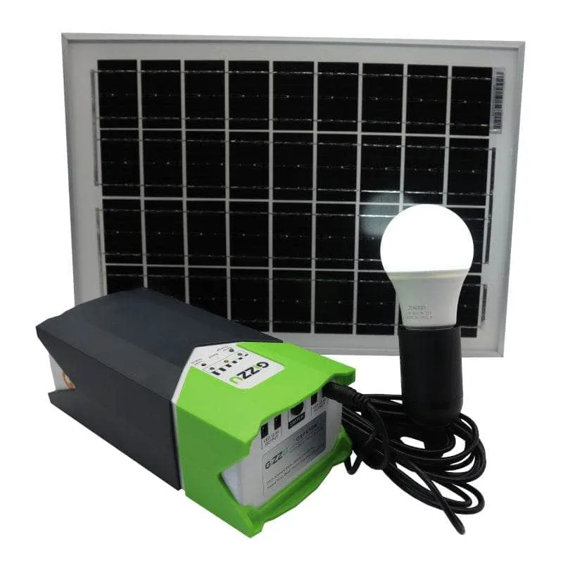 Gizzu 10 W Solar Lighting Kit Gspk10 W