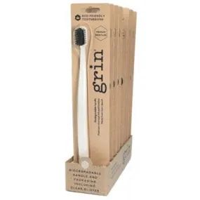 Grin - Biodegradable Medium Toothbrush - Ivory