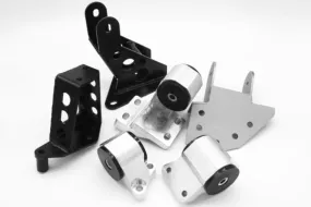 Hasport J-Series Swap Mount Kit V6 Engine for 88-91 Civic/Crx w/Hydro Transmission (Clutch Conversion Sold Separately) Extreme (U88A) Urethane - EFJ1-88A