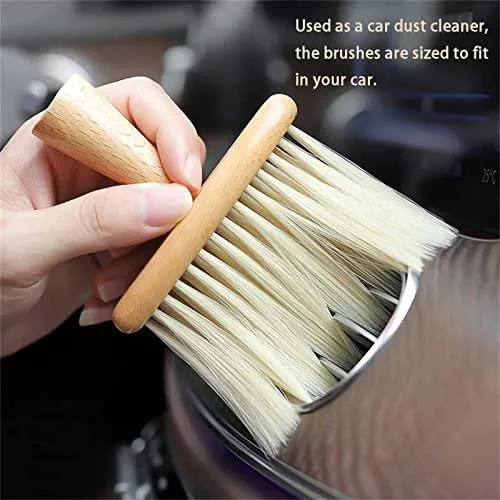 High-Density Ultra Soft Brush, Keyboard Brush, Car Brush, Wooden Handle Detail Brush