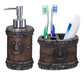 Horseshoe Bathroom Set