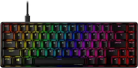 HP HyperX Alloy Origins 65 Mechanical Gaming Keyboard (US Layout), RGB, USB-C Cable, Black - 4P5D6AA