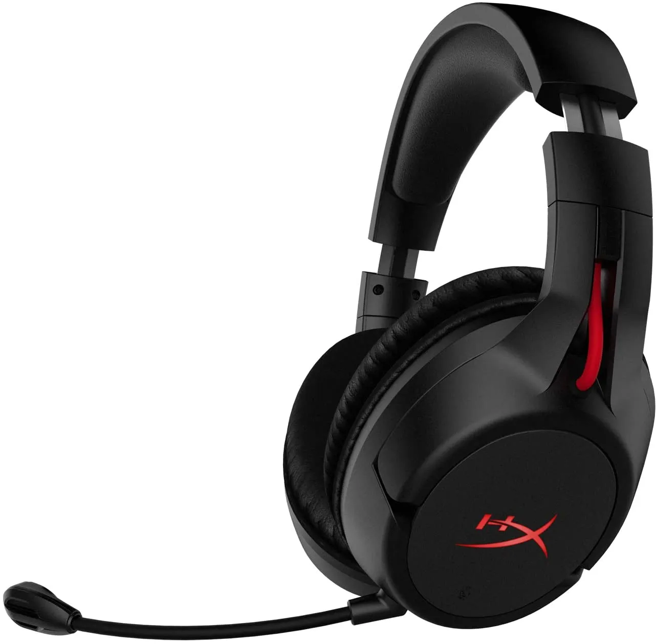 HyperX Cloud Flight Wireless Gaming Headset with Long Lasting Battery Detachable Noise Cancelling Microphone, Red LED Light, Bass, Comfortable Memory Foam for PS4 PC PS4 Pro (HX-HSCF-BK/AM)