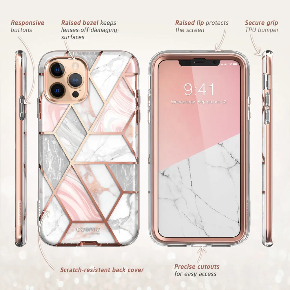 iPhone 12 Pro Cosmo Case - Marble Pink