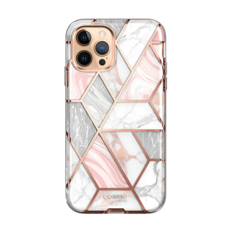 iPhone 12 Pro Cosmo Case - Marble Pink