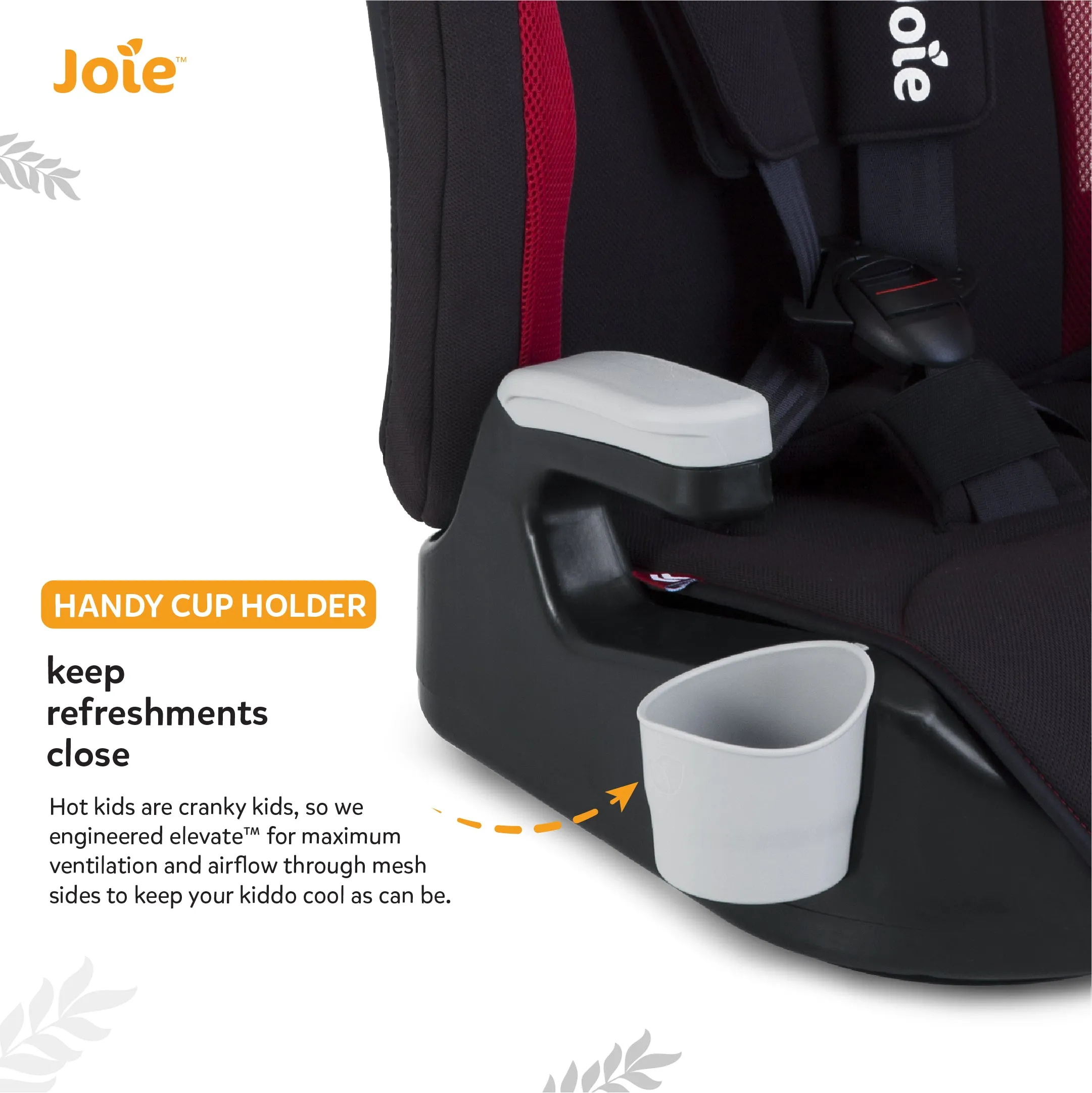 Joie Car seat Elevate Cherry 9 to 36 Kg