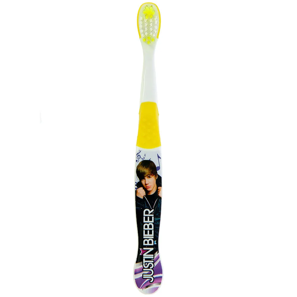 Justin Bieber Kids Yellow Manual Toothbrush