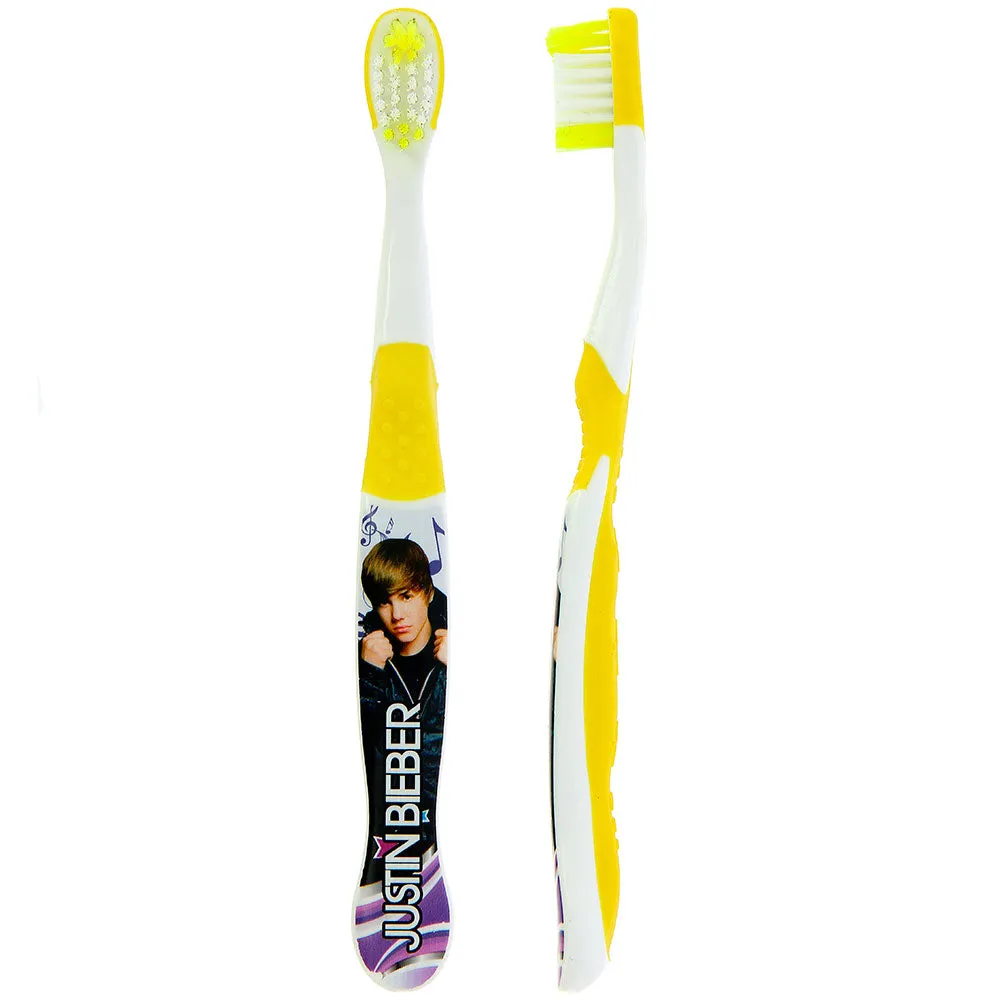 Justin Bieber Kids Yellow Manual Toothbrush