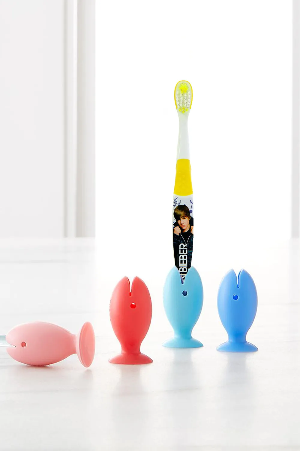 Justin Bieber Kids Yellow Manual Toothbrush