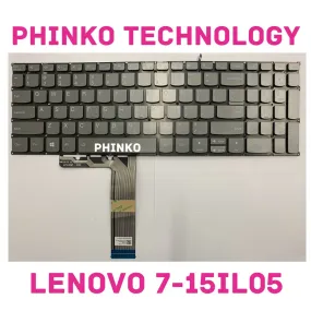 Keyboard US backlit for Lenovo ideapad 5-15ITL05 7-15IIL05 7-15ITL05