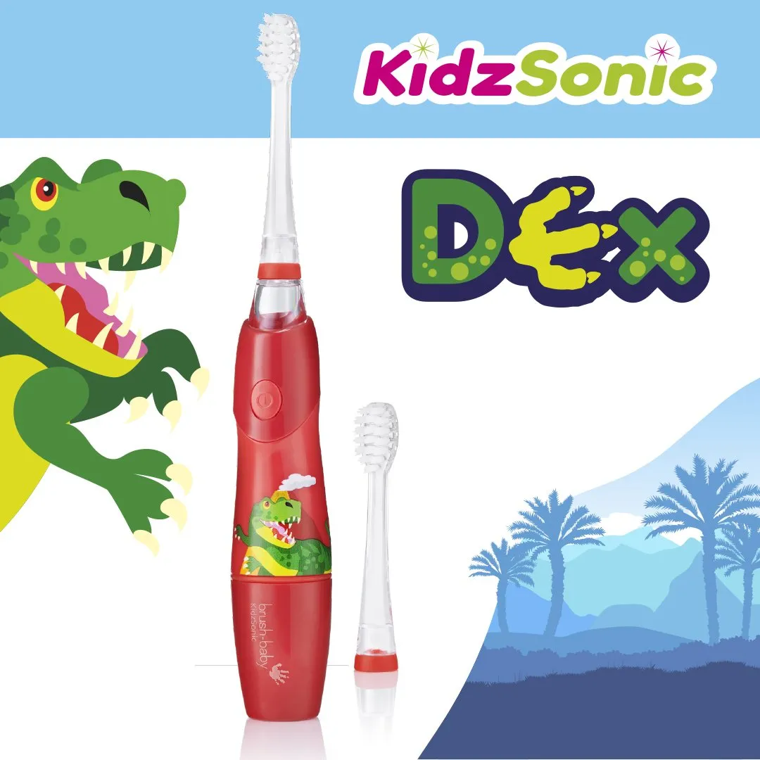 KidzSonic® Dinosaur Kids Electric Toothbrush (Ages 3  Years)