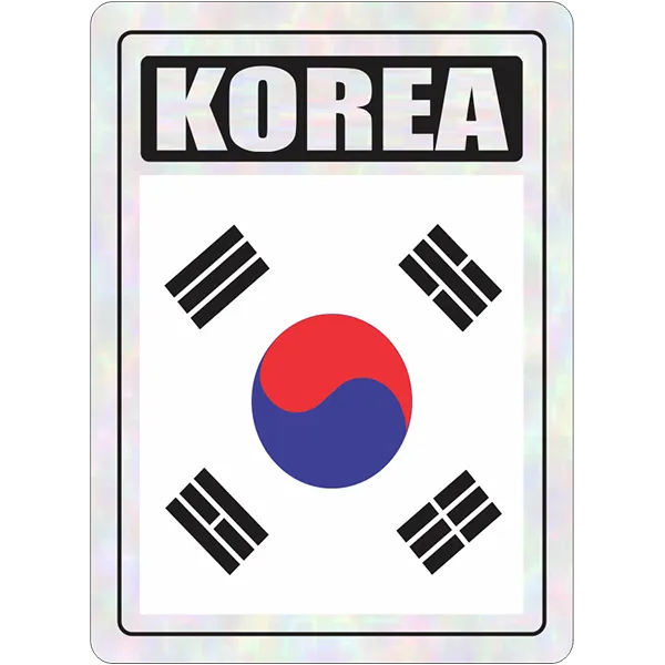 Korea Prismatic Hologram Car Decal Sticker