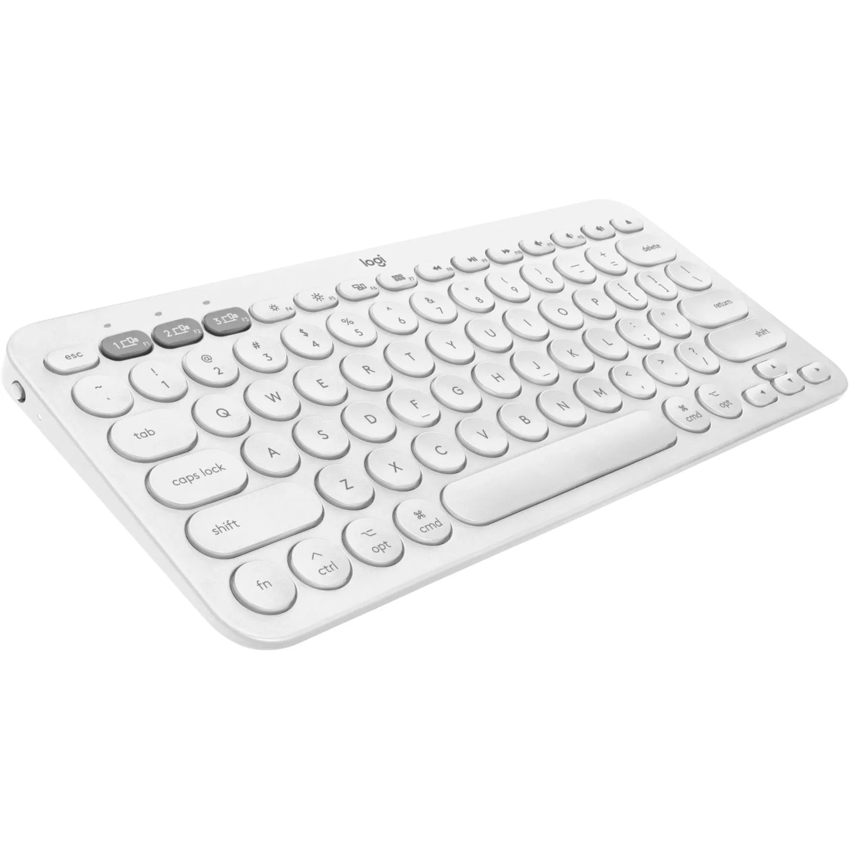 Logitech K380 Bluetooth Multi-Device Keyboard for Mac (White)