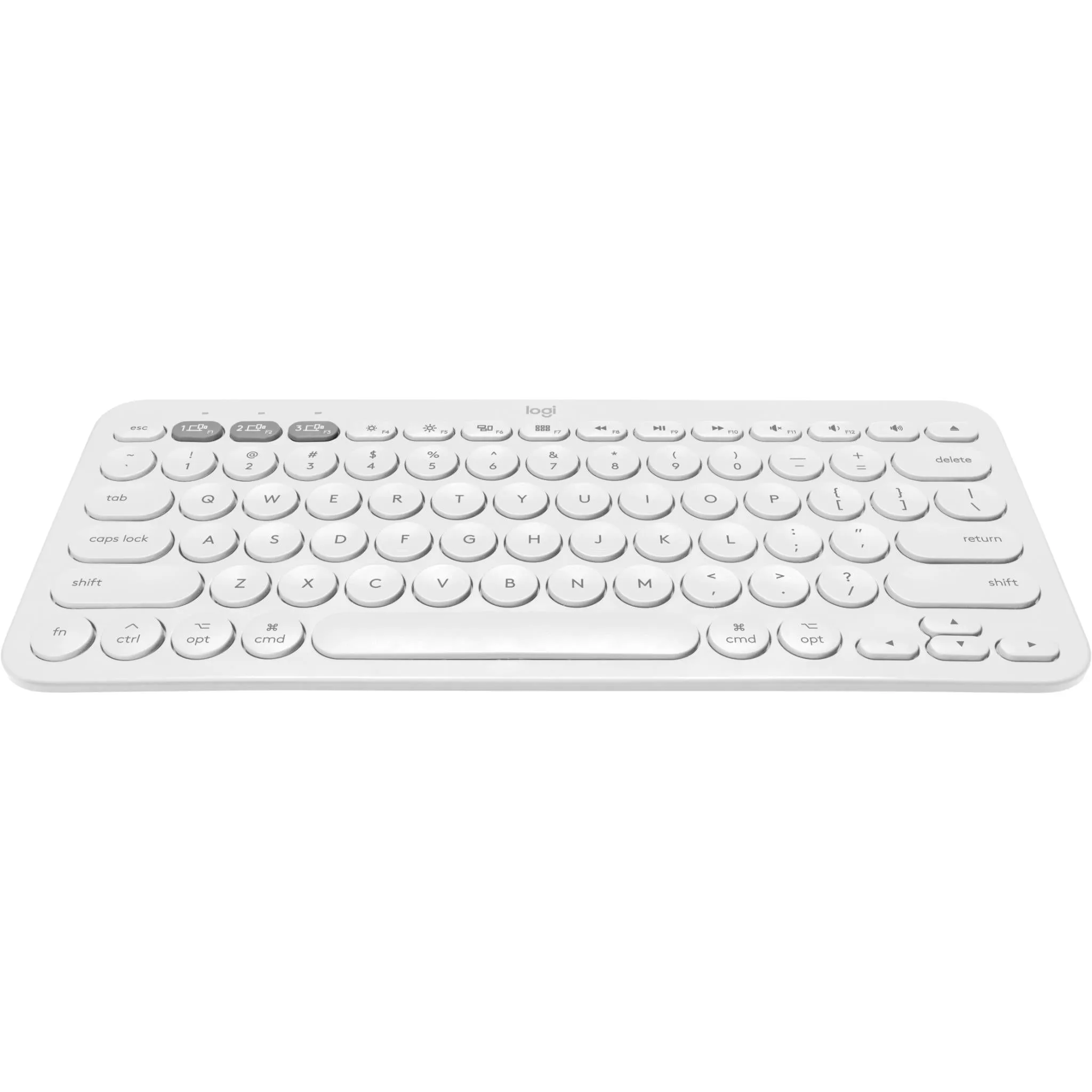 Logitech K380 Bluetooth Multi-Device Keyboard for Mac (White)