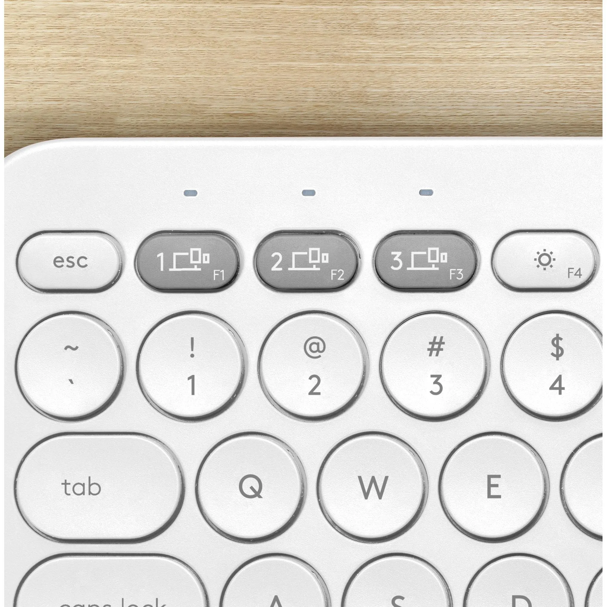 Logitech K380 Bluetooth Multi-Device Keyboard for Mac (White)