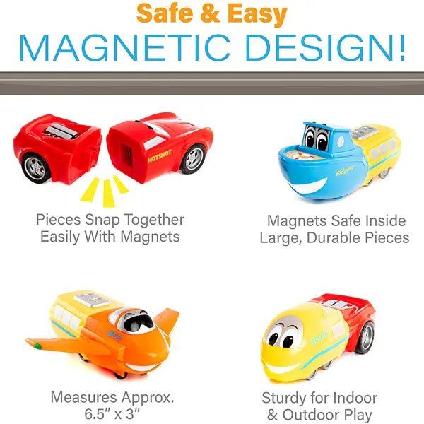 Magnetic Mix or Match Junior Vehicles (18mo )