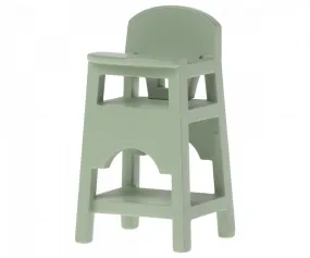 Maileg | Baby Mouse High Chair, Mint