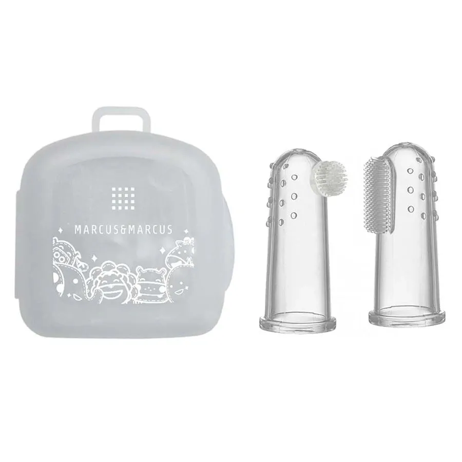 Marcus & Marcus Finger Toothbrush & Gum Massager Set