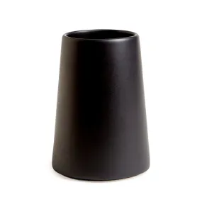 Matte Black Ceramic Bath Accessories, Tumbler