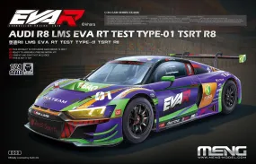 Meng CS-008 Audi R8 LMS EVA RT Test Type-01 TSRT 1/24 Model Kit