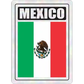 Mexico Prismatic Hologram Car Decal Sticker