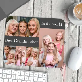 Mouse Pad - Granny Photo Collage   Text