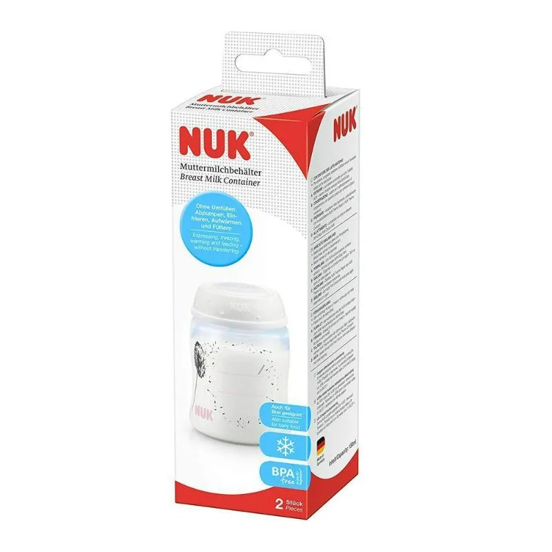 Nuk Breast Milk Container 2 PC